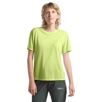 Afbeelding van Jack Wolfskin Sport Tshirt, Dames, Maat: XXL, Cool matcha