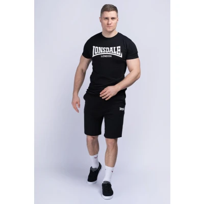 Afbeelding van Lonsdale SET Normale Passform MOY Trainingsbroek, Heren, Maat: Small, Black/white