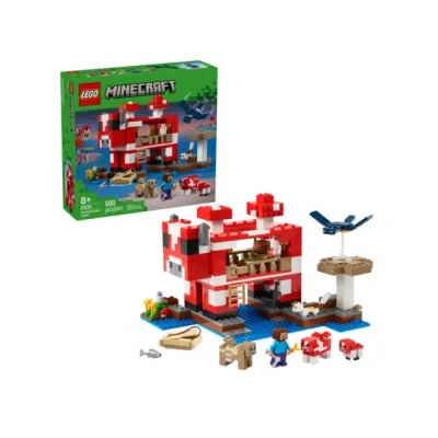 Afbeelding van LEGO Minecraft Het Mooshroom huis 21270