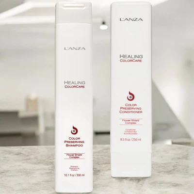 Afbeelding van L&#039;Anza Healing Color Care Preserving Shampoo &amp; Conditioner Voordeelset