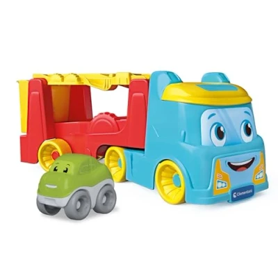 Image de Jeu Clementoni Le Camion Des Voitures culbutos Plastique recyclés inclues 18 mois Fabriqué en Italie