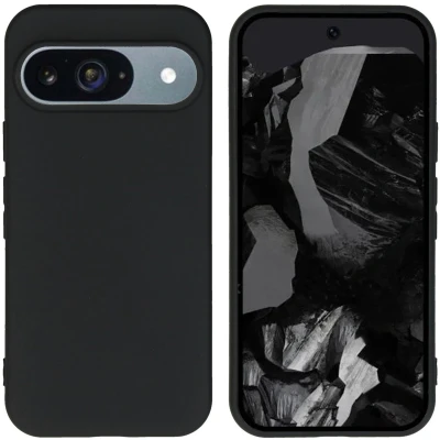 Afbeelding van iMoshion Hoesje Geschikt voor Google Pixel 9 Siliconen Color Backcover Zwart