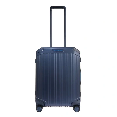 Afbeelding van Piquadro ALU B2 Cabin Trolley 55 blue Harde Koffer