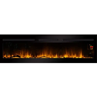 Image de Cheminée électrique 2000w noir Chemin&#039;arte elysee xxl