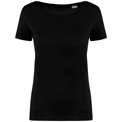 Afbeelding van Native Spirit Ecologisch dames T shirt NS324 Black