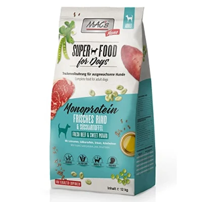 Afbeelding van 12kg MAC&#039;s Mono Rund Hondenvoer Droog