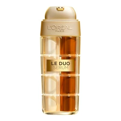 Image de L’Oréal Paris Duo Serum Anti Âge 2 en 1 Formule Booster de Collagène Vitamines B3 et Cg Age Perfect Contenance : 30 ml