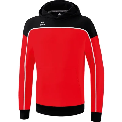 Afbeelding van CHANGE by erima sweatshirt met capuchon rood/zwart/wit / 152