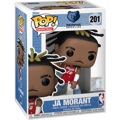 Afbeelding van Funko Pop! NBA Grizzlies Ja Morant (City Edition 24) vinyl verzamelfiguur, cadeau idee, officieel product, speelgoed voor kinderen en volwassenen, sportfans