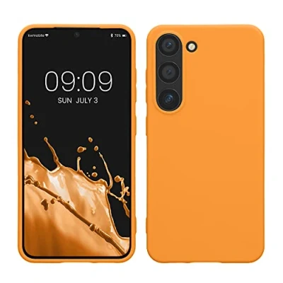 Afbeelding van kwmobile telefoonhoesje geschikt voor Samsung Galaxy S23 Hoesje smartphone Back cover in fruitig oranje
