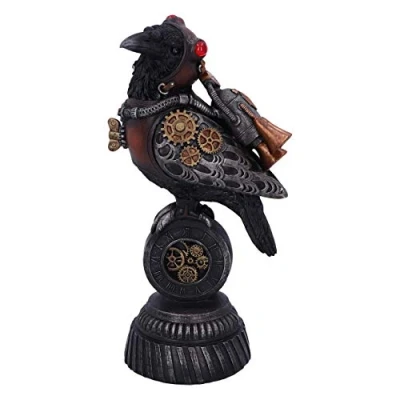 Afbeelding van Nemesis Now Steampunk Raaf Rivet Raven beeld 24cm