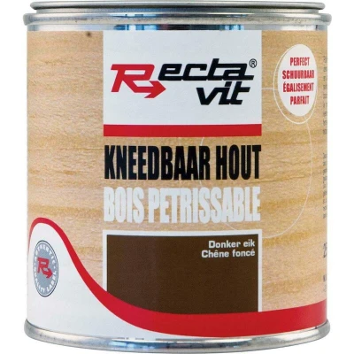 Afbeelding van RECTAVIT 125235 kneedbaar hout vulmiddel donker eiken (250 ml)
