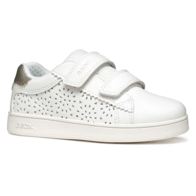 Afbeelding van Geox J Eclyper Girl A Sneakers voor meisjes, Wit Platinum