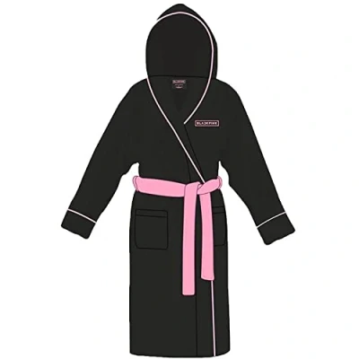 Afbeelding van Blackpink Logo Badjas M/L Zwart