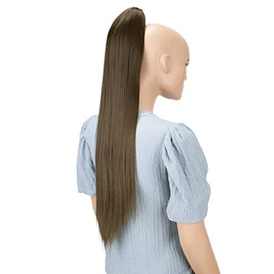Afbeelding van PRETTYSHOP Haarverlenging, gevlochten, 70 cm, bruin H159