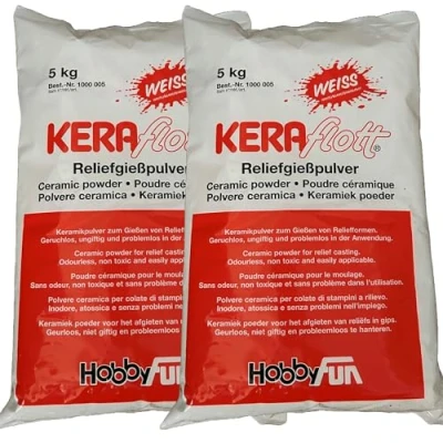 Afbeelding van Keraflott Reliëfvormpoeder, wit, 10 kg (2 x 5 kg), tas voor volwassenen