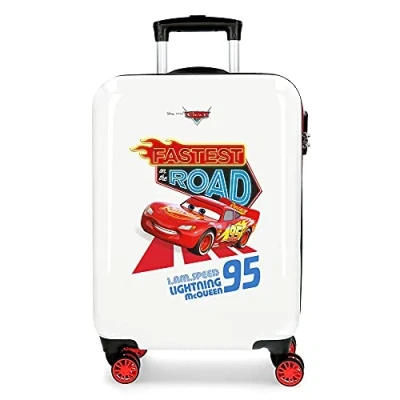 Afbeelding van Disney Wheels Handkoffer, Wit., autokoffer