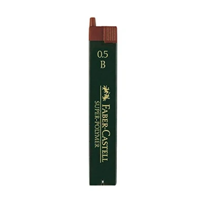 Afbeelding van Potloodstift Faber Castell 0.5mm B 12 stuks Omdoos a stuk