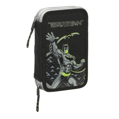 Afbeelding van Dubbele etui Batman Game over Zwart 12.5 x 19.5 4 cm 29 Onderdelen