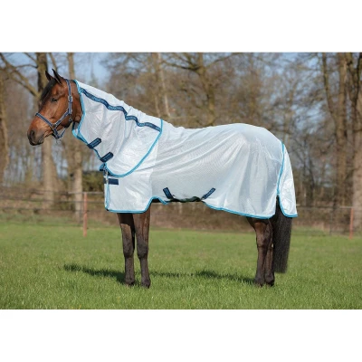 Afbeelding van Horseware Vliegendeken Amigo Bug Rug Blauw 145/198
