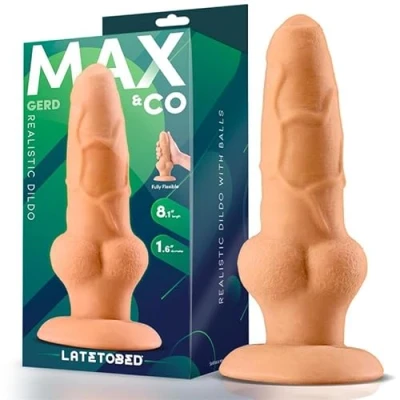Afbeelding van Gerd Realistic Dildo with Testicles 8.1 Flesh