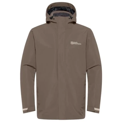 Afbeelding van Jack Wolfskin Altenberg 3IN1 Regenjas, Heren, Maat: 2XL, Cold coffee