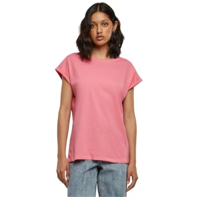Image de Urban Classics Ladies Extended Shoulder Tee T Shirt Femme,Rose (Pink Grapefruit 01708),Small