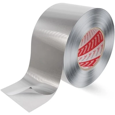 Afbeelding van Poppstar Aluminium plakband op hoge temperatuur (50 m x 72 mm) voor isolatie en stoombarrière vaatwasser, werkblad, dakgoot