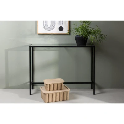 Afbeelding van Leon sidetable 100 cm zwart