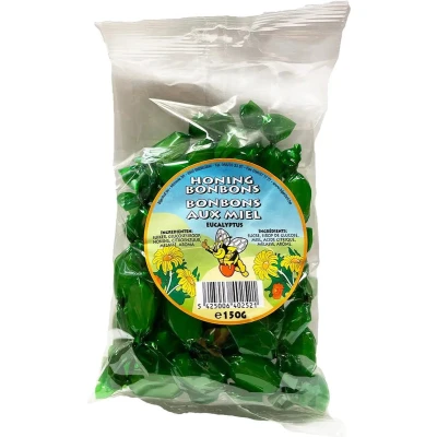 Afbeelding van Honingbonbons met eucalyptushoning 150g België Bijenhof