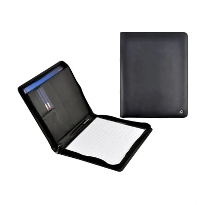 Image de Conférencier cuir A4 avec fermeture zippée