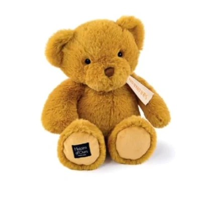 Afbeelding van Histoire d&#039;Ours De teddybeer oker 28 cm geboortecadeau HO3238