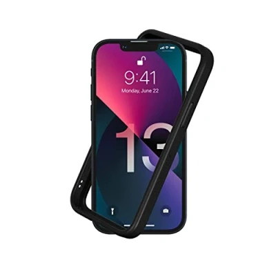 Afbeelding van RHINOSHIELD Bumper hoes compatibel met [iPhone 13 mini] CrashGuard NX aanpasbare dunne bescherming schokdemping [BPA vrij] zwart