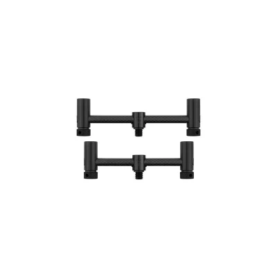 Afbeelding van Fox Black Label Carbon Adjustable 2 Rod Buzz Bars (110 125mm) (2 Stuks) Buzzerbars