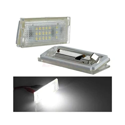 Afbeelding van GOFORJUMP 2 stuks led kentekenplaatverlichting voor B/MW Mini Cooper One R50 Cabrio R52 S R53 wit