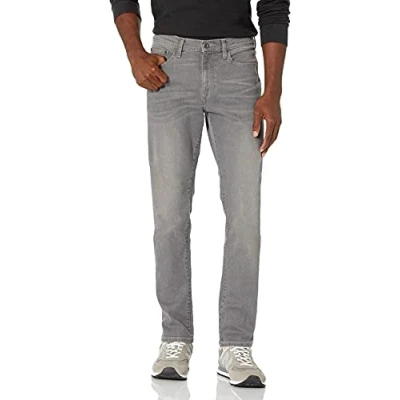 Image de Amazon Essentials Jean extensible confortable pour homme (anciennement Goodthreads), gris, 106,7 x 91,4 cm (l L)