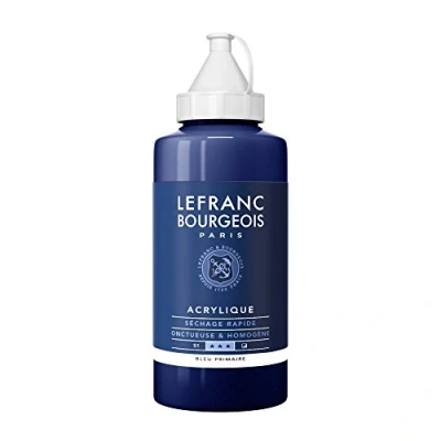 Image de Peinture Acrylique en bidon bleu primaire 750ml Lefranc &amp; Bourgeois