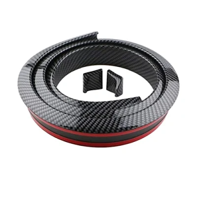Afbeelding van DuDuZui Achterspoiler voor auto, 1,5 m, universele koolstofvezel, rubberen stang, achterspoiler, achterklep, de meeste populaire auto&#039;s
