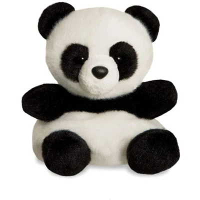 Image de Aurora panda Palm Palsen peluche junior 13 cm en noir/blanc