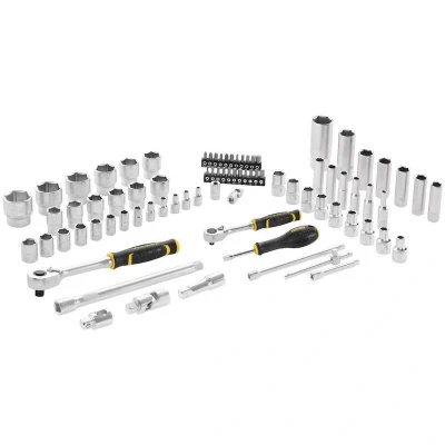 Image de STANLEY FMMT82826 1 Jeu de clés à douilles FATMAX 1/4 + 1/2&quot; 81 pièces