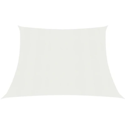 Afbeelding van Zonnezeil 160 g/m² 4/5x3 m HDPE wit