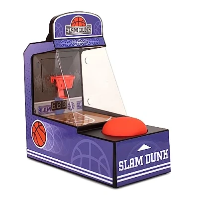 Afbeelding van Orb Retro basketbalmachine Slam Dunk Arcade Paars/oranje