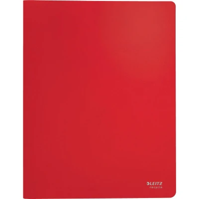 Afbeelding van Leitz Recycle showalbum, ft A4, 40 hoezen, rood showalbum