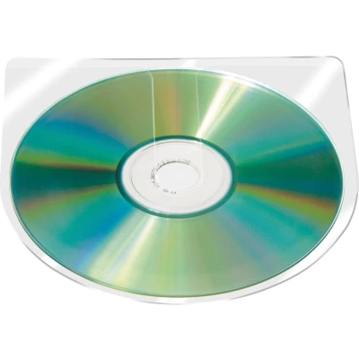 Afbeelding van Q CONNECT cd hoes zelfklevend PP 100 stuks opbergmiddel
