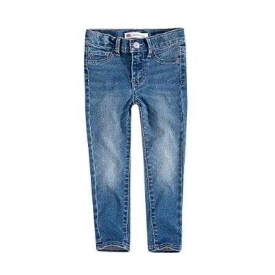 Afbeelding van Levi&#039;s Kinderen 710 Superskinny Jeans Girl&#039;s 5A Blauw / Keira
