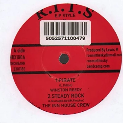 Afbeelding van Winston Reedy &amp; Inn House Crew Pirate/ Steady Rock (7&quot; Vinyl Single)