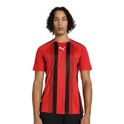 Afbeelding van Puma Tshirt print, Heren, Maat: XL, Rotschwarzweiss