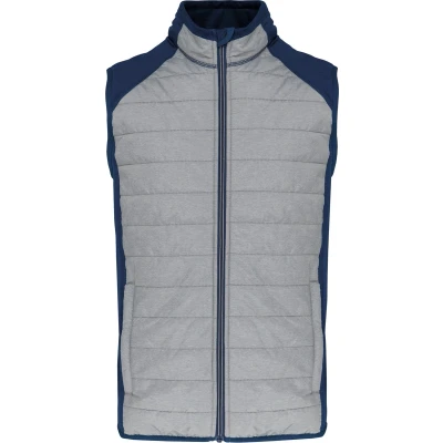 Afbeelding van PROACT BODYWARMER BI MATERIAAL PA235 Marl Grey / Sporty Navy
