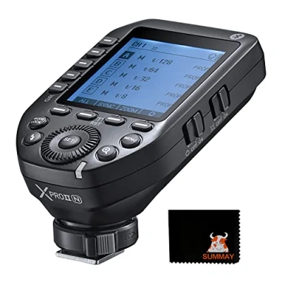 Afbeelding van Godox XProII N TTL draadloze flitsontspanner, 1/8000s HSS, onmiddellijke omschakeling TCM, app bediening, 16 groepen, 32 kanalen, groot LCD display, stabiel signaal, reactief, geschikt voor Nikon camera&#039;s