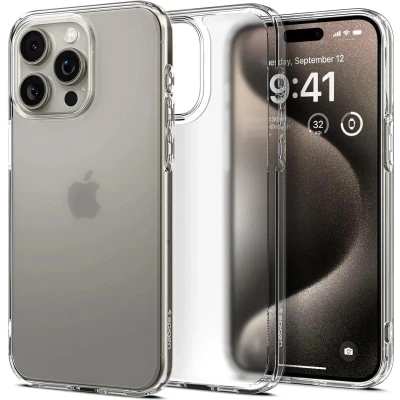 Afbeelding van Spigen Ultra Hybrid hoesje voor iPhone 15 Pro Transparant